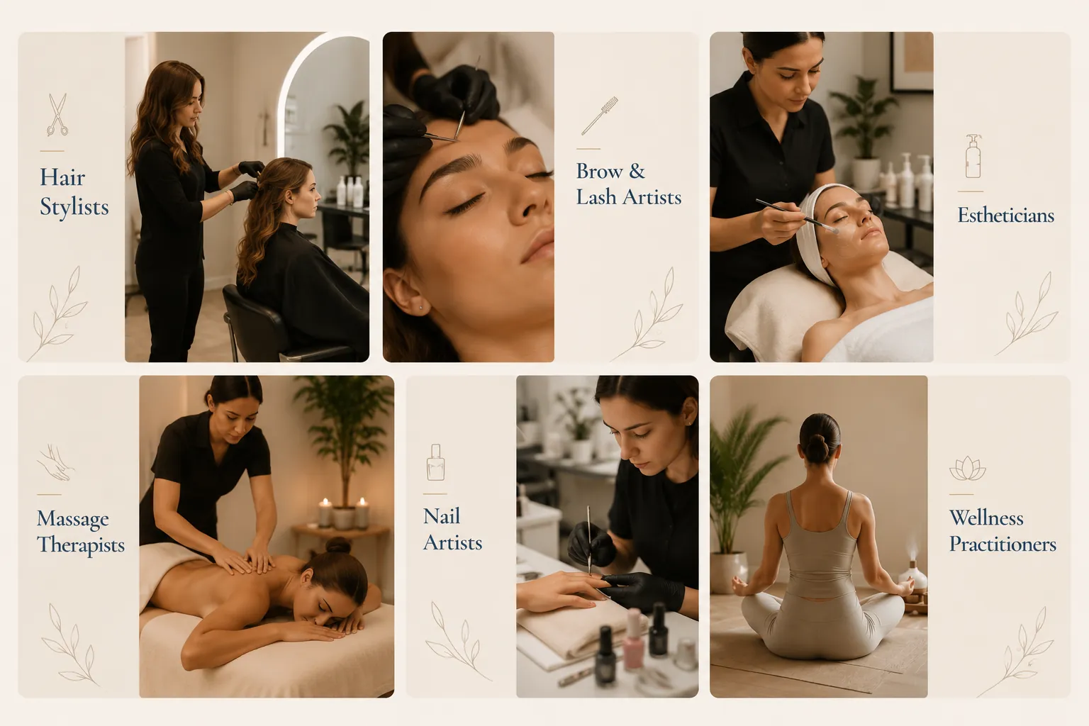 Styled common areas and amenities at LUXYN salon suites